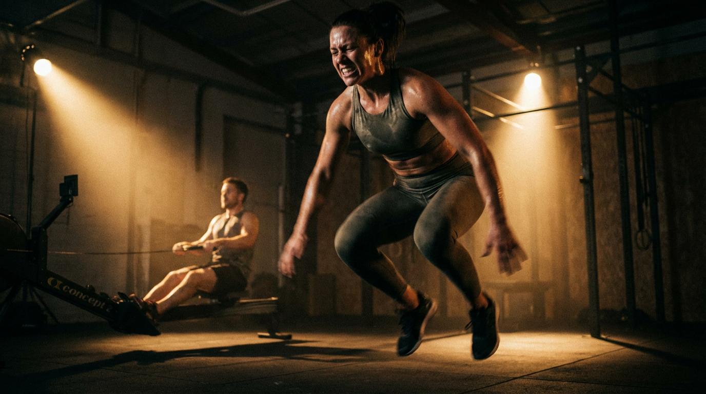 High intensity interval training session